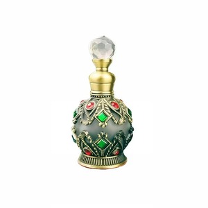 Flacone di Profumo in Lega Metallica da 15ml Stile Arabo Retrò, Bottiglia in Vetro per Oli Essenziali, Decorazione Classica per la Casa - Product Image 2