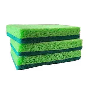 Topeco Casa E Cozinha Produtos De Venda Quente De Boa Qualidade Eco-Friendly Scouring Pad Esponja De Limpeza De Celulose Cozinha