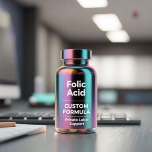 फोलिक एसिड युक्त विटामिन बी 9 और आयरन चबाने योग्य फल के पूरक स्वाद ओएम/ओडी - Product Image 3