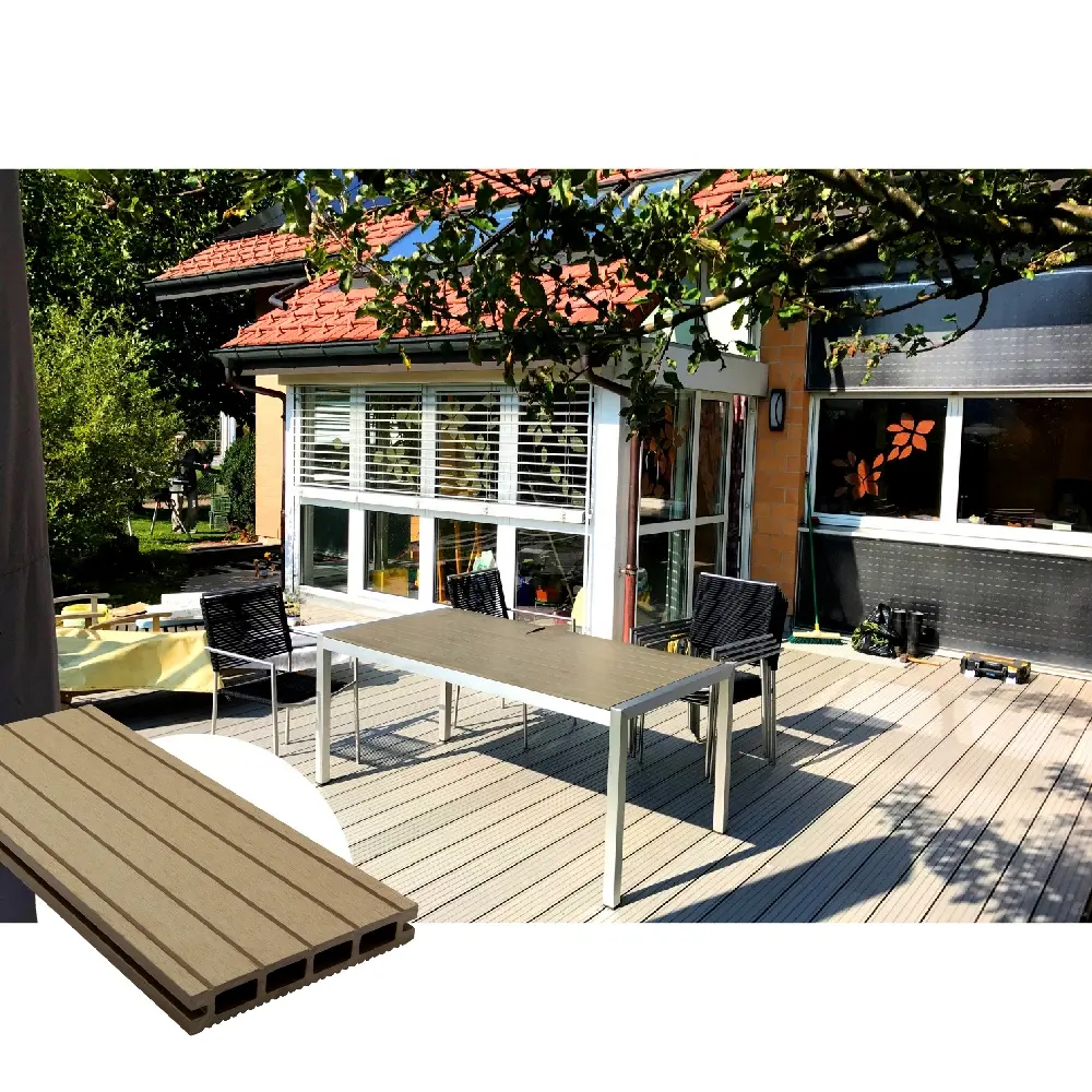 Coowin decking chống trượt WPC sân thượng ngoài trời sàn capped sợi gỗ không thấm nước chất lượng cao Composite