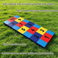 Tapis de jeu souple pour enfants, jeu de saut aux chiffres, tapis d'exercice en éponge pour la maternelle et la préscolaire