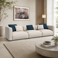 QINUO Meubles de Salon Style Moderne, Chaises de Villa, Mobilier d'Intérieur, Canapé Trois Places