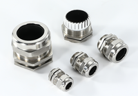 Presse-étoupe en laiton nickelé étanche IP68 de haute qualité, filetage NPT 1/2 pouce, 6-12 mm, haute/basse tension ML