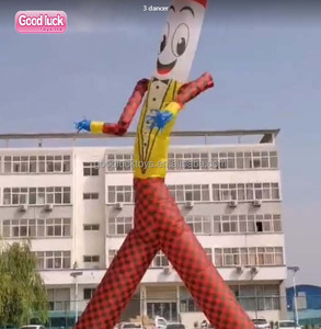 Globo inflable de publicidad gigante para hombre, globo <span class=keywords><strong>con</strong></span> soplador, personalizado, estiloso, payaso, sky dancer - Product Image 3