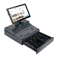 Caisse enregistreuse Licon Windows 7/10, processeur Intel I3, écran 15,6 pouces, mémoire 4 Go/8 Go, imprimante 58 mm pour terminal de point de vente en magasin de détail