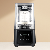 Mixeur Commercial Lohas Robuste pour Smoothies, Mélangeur Alimentaire Électrique Industriel Grande Capacité Silencieux