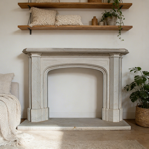 Custom Handcarved Life Size Hot Selling Modern Design High Quality Large Decorative <strong>Fireplace</strong> Stone Sculpture - Product Image 4