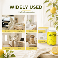 Désodorisant Solide Naturel Écologique à la Néroli Méditerranéenne, Longue Durée, Double Usage Voiture & Maison, Marque Blanche en Gros