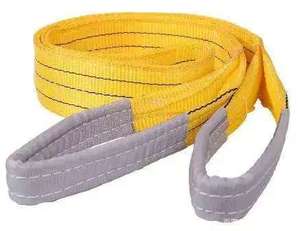 OEM ODM 6:1 더블 폴리에스터 웨빙 슬링 1-20톤 리프팅 슬링 원형 및 평평한 패턴 2T*2M - Product Image 2