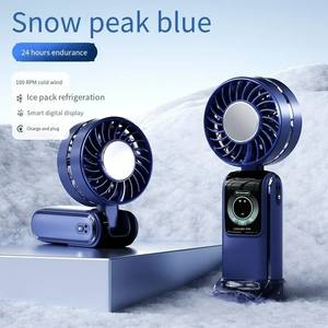 Ventilateur turbo de poche avec refroidisseur de <span class=keywords><strong>glace</strong></span>, ventilateurs personnels rechargeables <span class=keywords><strong>Mini</strong></span> ventilateur à main portable personnel de refroidissement puissant - Product Image 2