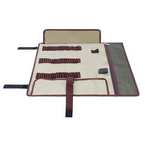Bolsa de almacenamiento Oxford para herramientas de camping con bolsillo de malla y correas color caqui MZSNSQ-30 - Product Image 1