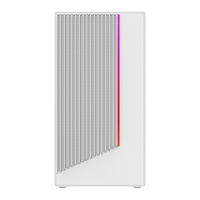 JNP kustom casing Gamer Mid Tower PC Micro ATX catu daya pendingin sistem pendingin air kipas komputer