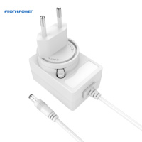 Adaptateur secteur blanc interchangeable 5V-24V 0.5A-3A 12W pour ordinateur portable, prises US EU UK AU PSE SAA KC BIS Indien