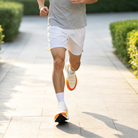 Chaussures de course professionnelles pour hommes, en maille tissée, élastiques, amortissantes, antidérapantes, OEM ODM personnalisées pour la course sur route, le marathon et l'entraînement en plein air