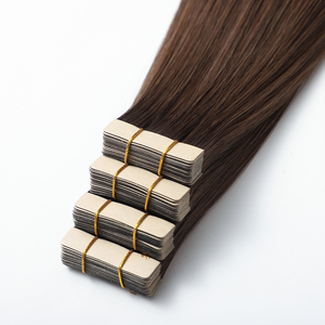 Extensions de cheveux à bandes adhésives de qualité supérieure, 18-26 pouces, sans nœuds, sans perte, cuticules alignées, <span class=keywords><strong>blond</strong></span> platine, <span class=keywords><strong>blond</strong></span> <span class=keywords><strong>cendré</strong></span>, qualité supérieure - Product Image 1