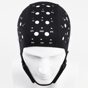 EEG-Haube 10-20-System Elektrodenplatzierungskappe 64-Kanal Hirnaktivität Elektroenzephalogramm Gehirnwellen-Monitor Headset - Product Image 2