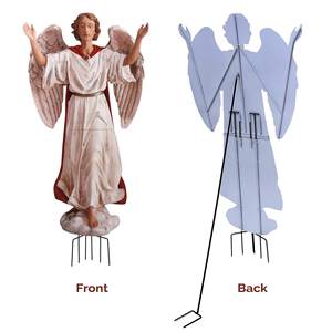 Letrero Navideño Metálico para Exteriores, Diseño Vibrante y Exquisito de la Nacimiento, Ideal para Decoración de Fiestas, Superventas - Product Image 4