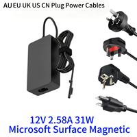 Adaptateur secteur de remplacement compatible avec Microsoft Surface ALL Multi Spec, chargeur pour ordinateur portable à faible puissance 24W48W39W31W60W95W120W disponible