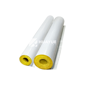Isolation de tuyaux en laine de verre gainée ASJ pour tuyaux en cuivre, acier et <span class=keywords><strong>PVC</strong></span>, matériau d'isolation thermique - Product Image 1