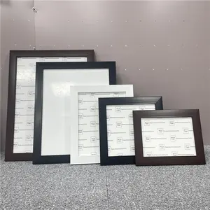 MDFSUB DIYPSフォトフレームカスタマイズ可能な木製ブランク昇華プラスチックフォトフレーム、パーソナライズされた写真の壁の装飾用
