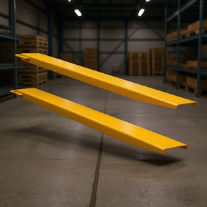 Extensiones de Horquillas para Montacargas, 72 Pulgadas de Largo, 5.5 Pulgadas de Ancho, Color Amarillo, Accesorios Industriales para Montacargas, Horquillas para Paletas, Operación Manual - Product Image 2