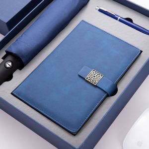 Nouvel ensemble agenda, carnet et journal 2025 économique et pratique avec stylo et parapluie solaire automatique pour cadeaux d'affaires - Product Image 4