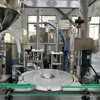 Machine de capsulage de remplissage de lavage de bouteilles entièrement automatique pour la ligne d'emballage de confiture de mayonnaise de miel de pâte de tomate