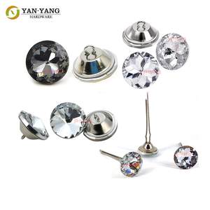 Bouton <span class=keywords><strong>de</strong></span> mobilier en cristal Yanyang en forme <span class=keywords><strong>de</strong></span> diamant pour tapisserie et tête <span class=keywords><strong>de</strong></span> <span class=keywords><strong>lit</strong></span> <span class=keywords><strong>de</strong></span> canapé - Product Image 1