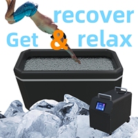 Baignoire de récupération portable gonflable en PVC DWF de qualité supérieure pour une personne, pour bain froid et immersion froide, vente en gros