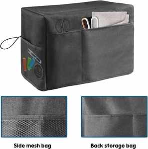 Funda ecológica cuadrada de tela Oxford para máquina de coser, moderna, con bolsillos de almacenamiento para accesorios, asa lateral, compatible con Singer para el hogar. - Product Image 4