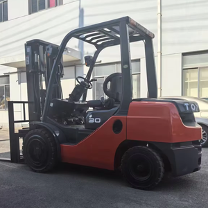 Chariot élévateur diesel Longhua 3 TON 8FD30 d'occasion, origine Japon, avec garantie d'un an, transmission intégrale, mât à trois étages, pour utilisation dans l'industrie de la restauration - Product Image 1