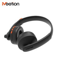 MEETION BTH003 Earphone Over-ear Headset Telepon BT 100 Jam Waktu Mendengarkan Peredam Kebisingan Headphone Nirkabel
