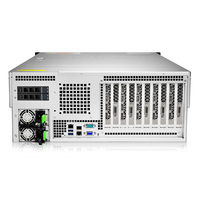 Serveur 4U 5 GPU 16 DDR4 adapté à l'intelligence artificielle, à la virtualisation, à la informatique en nuage, au traitement des grands volumes de données, serveur IA