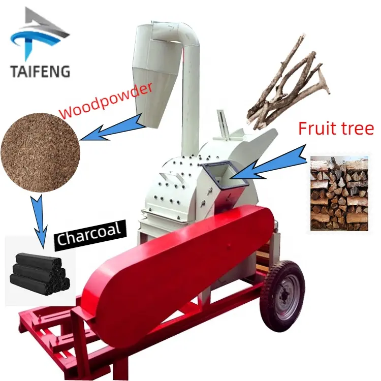 Cippatrici per la produzione di segatura trituratori per tronchi macchine per la produzione di segatura compostaggio di funghi