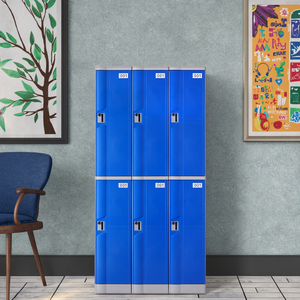 Modern Classroom Locker Key Management Cabinet Genuine ABS Plastic Storage Locker with Coin Key <b>Lock</b> Free Installation - Product Image 4
