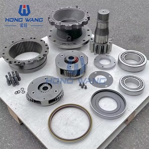 Motor de aceleración de acero inoxidable personalizado de fábrica HongWang China 39Q6-42150 para excavadora, pieza eléctrica R210LC-9S R220LC-9S - Product Image 1