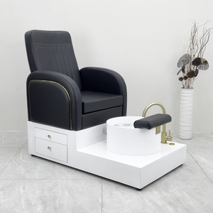 เก้าอี้นวดเท้าสปาหรูหราทันสมัยสีชมพูสำหรับร้านทำเล็บ - Product Image 3