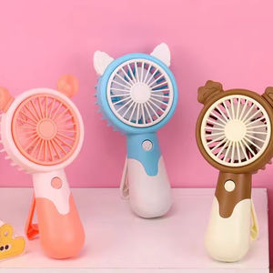 Dibujos animados <span class=keywords><strong>de</strong></span> mano <span class=keywords><strong>de</strong></span> tres posiciones lindo animal headwear stand fan Company abre regalo <span class=keywords><strong>de</strong></span> <span class=keywords><strong>seguro</strong></span> bancario, regalo <span class=keywords><strong>de</strong></span> estudiante para niños - Product Image 1