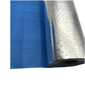 Flame Retardant Aluminum Foil <strong>Fiberglass</strong> Woven Cloth For Thermal Reflective <strong>Insulation</strong> Blanket Facing - Product Image 1