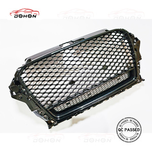 Grille avant pour Audi <span class=keywords><strong>A3</strong></span>/S3 mise à niveau RS3 Cool pleine maille nid d'abeille avant Design nouveau matériau ABS 2013 2014 2015 <span class=keywords><strong>A3</strong></span> <span class=keywords><strong>8V</strong></span> - Product Image 2