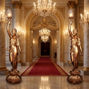 Sculpture en relief dynamique de char triomphal en <span class=keywords><strong>bronze</strong></span> - Art mural de luxe en relief 3D pour les intérieurs classiques - Product Image 6