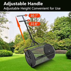 Épandeur manuel d'engrais pour l'entretien des pelouses, pour l'épandage de terreau et de compost, épandeurs de jardin pour pelouses - Product Image 5