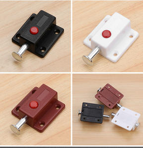 Quincaillerie de meuble Bouton automatique à ressort Loquet poussoir en plastique Pousser pour ouvrir Loquet de placard de meubles à ressort - Product Image 6