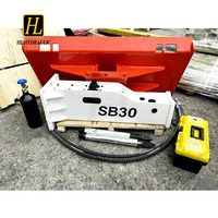 SB30 Skid Loader Typ Geräuscharmer Hydraulischer Brecher für 2,5-4,5 Tonnen 303 CR Bagger Geräuscharmes Abrisswerkzeug