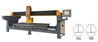 Scie à pont automatique pour la découpe de dalles de granit, de marbre et de comptoirs de cuisine, machine de découpe de granit 3 axes