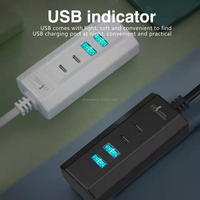 Prise de charge multifonction 20W à 4 ports, 2USB C + 2USB PD, station de charge rapide pour Samsung Galaxy S21, chargeur universel