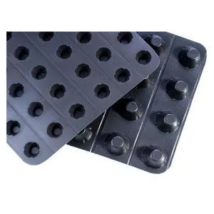 FG360+ Single width water flow 4-12 HDPE Waterproof Membrane Drainage Board for Basement Sidewall