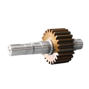 Arbre à cannelures robuste de grande taille, fourni par l'usine, pour réducteurs d'engrenages, roulement en acier forgé sur mesure non standard, modèle OEM - Product Image 3