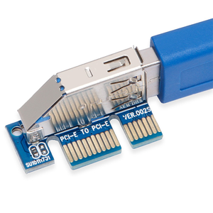 Cable de extensión PCIe X1 a X4, cable elevador PCIe para adaptador <span class=keywords><strong>USB</strong></span> PCIe - Product Image 3