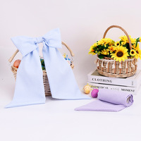Nouveau nœud décoratif en maille bulle pour panier de Pâques, décoration de couronne de Pâques, ruban, nœud suspendu pour les fêtes de famille